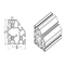 Προσαρμοσμένα τετραγωνικά σχεδιαγράμματα εξώθησης αλουμινίου 6063 6061 για βιομηχανικό προμηθευτής